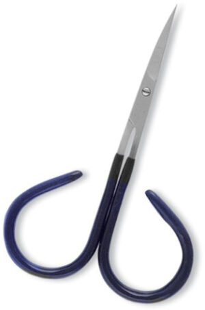 Cuticle Scissor. Plastic Grip.